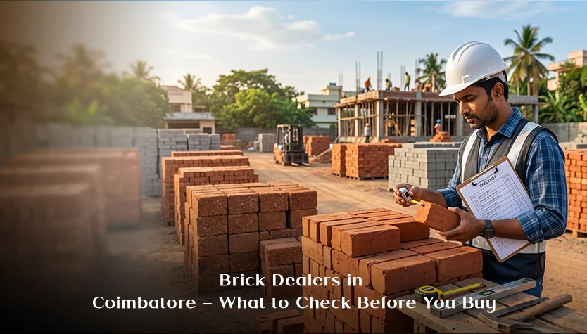 Brick dealers in Coimbatore – what to check before buying wire cut bricks