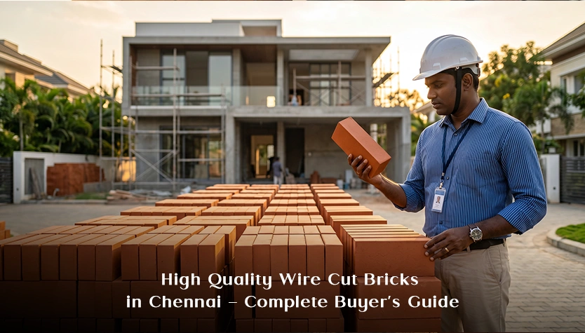 High quality wire cut bricks in Chennai – IS 1077 certified Firra bricks
